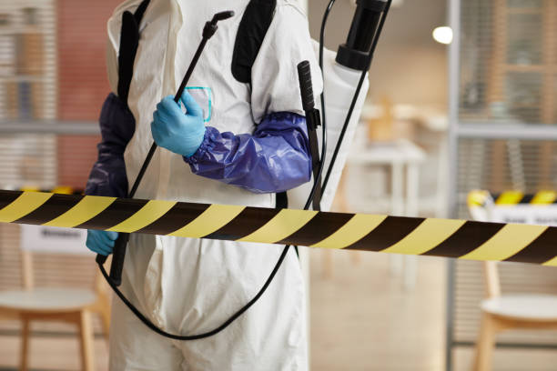Professional Biohazard Cleanup technician working in White Hall, MD